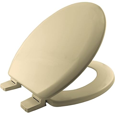 Bemis 5000ZART756 Chicago Toilet Seat, Champagne Cover