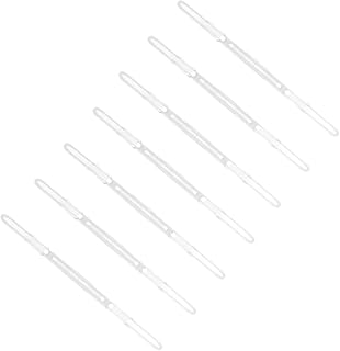 Gogogmee 20 Peças Fichário De Plástico Fichário De Escritório Fichário De Diário Fichário De Folhas Soltas Clipes De Fichário Branco Clipes De Chip Clipes De Saco Clipes De Comida Barras