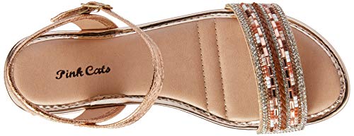 Sandalia Pink Cats com Salto Feminino Rose 31