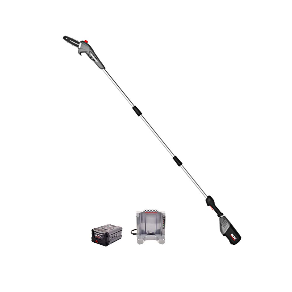 Photo 1 of *NEW* Powerworks 8-Inch 60V Cordless Brushed Pole SawPower Electric Pole Saw 