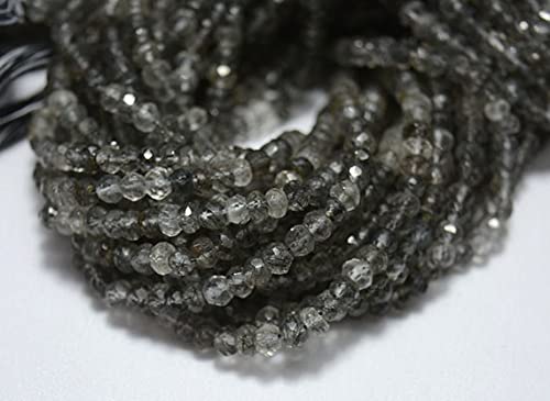 Quartz rutilé perles rondelles 4.5mm pour créer vos bracelets bohèmes chic