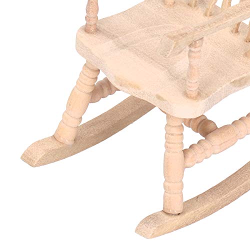 Sedia a Dondolo in Miniatura 1:12 Sedia a Dondolo