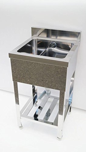 Amazon.co.jp: 【業務用】1槽シンク 幅450 奥行450 高さ890 バック