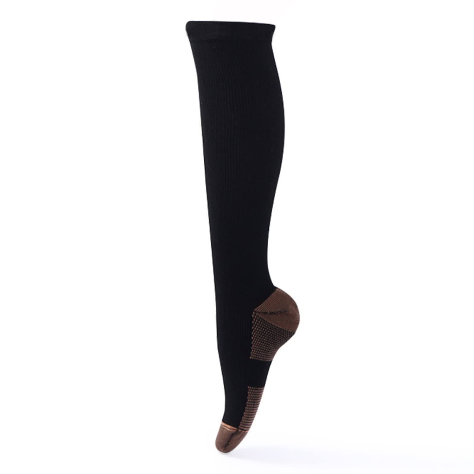 QASD Compression Socks For Men & Women Boost Stamina & Circulation - For Running, Sports, Nurses, Flight & Recovery L/XL
