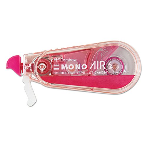 Tombow 68695 MONO Air Correction Tape. Easy to Use Correction Tape for Instant Corrections
