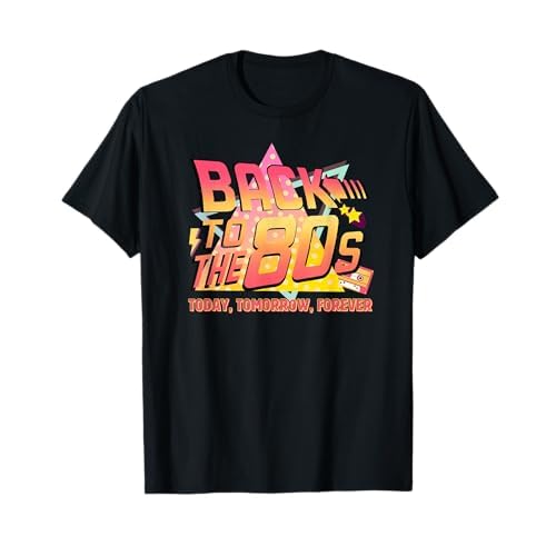 Volver a 80's Retro Vintage 80's Disfraz de Halloween de los años 80 Camiseta