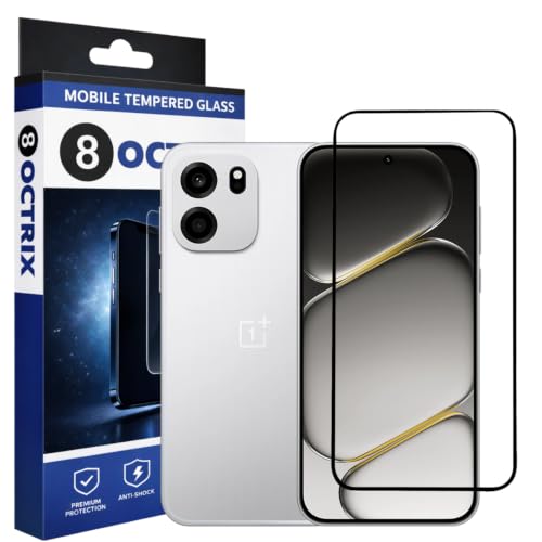 Image of Premium Tempered Glass Screen Protector Compatible for OnePlus Nord CE6 5G with Edge to Edge Coverage - Case Friendly, Anti-Scratch & Bubble-Free Installation Kit (Pack Of 1)