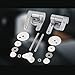 Haoyull Toilet Seat Hinges Replacement Part Toilet Lid Hinges with Soft-Close Mechanism Hinge for Toilet Seat Simple Install