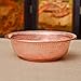 Hand-Hammered Copper Basin - Portable Foot Soak Bowl for Pedicure and Multi-Use Fire Bowl, Perfect for Camping and Picnics - 40cm Diameter