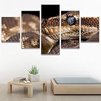 SIGNWIN 5 Panel Canvas Wall Art Coiling Around for Home Decorations Ready to Hang - 60