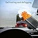 12V Portable Fast Heating Car Defroster and Defogger, 150W Car Heater for Windshield, 360° Heater Plug into Cigarette Lighter for Cars, SUVs, RVs