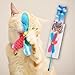 NECOICHI Crinkly Critters Cat Feather Teaser Interactive Wand Toy No.1 Selling Cat Toy in Japan