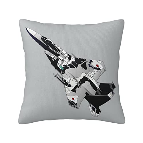 �N�b�V�����J�o�[ F-15J �C�[�O���퓬�@ ��s�@ �A�j�� ���ӂ��� ���z�c�J�o�[ ������� �F�򂹂Ȃ� ������ �J�o�[ �_�炩�� �w���ăJ�o�[ �N�b�V�����p �l�C �v���[���g 45×45cm g2q