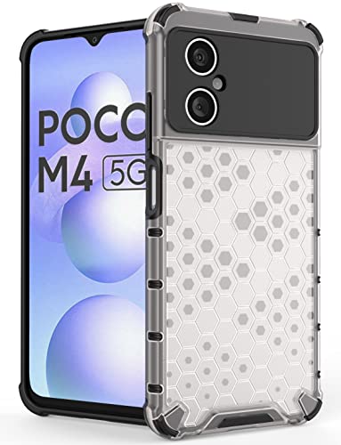 Image of Glasgow Back Case Cover Designed for Poco M4 5G - Transparent