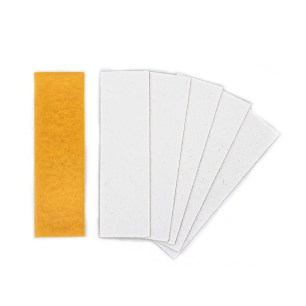 Fire Essentials Door Products Pack Of 100 Fire Essentials 100 X 30 X 1.0Mm Map Intumescent Hinge Pads, Self Adhesive