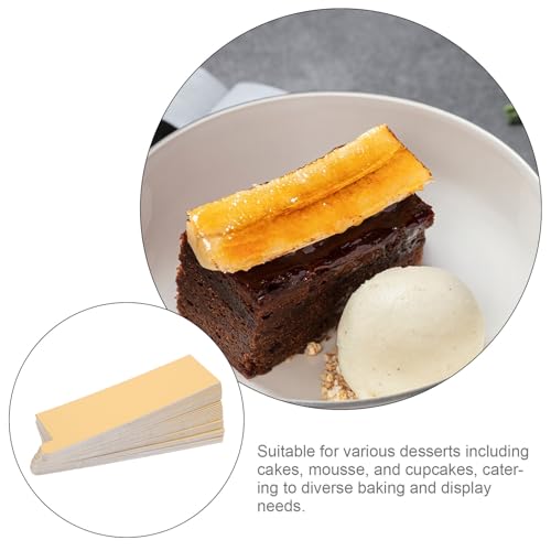 Bases de gâteau rectangulaires rigides pour stabiliser et transporter vos desserts