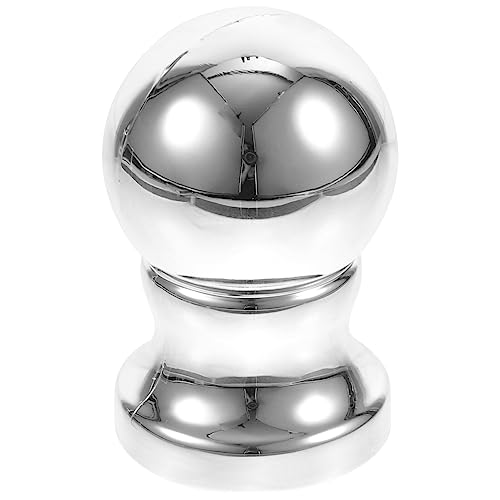 GANAZONO Flag Pole Ball Topper 2.75in Silver Chrome Replacement Cap for Outdoor Patio Garden Flagpole Hardware Flag Pole Ball Finial for 1.25 inch Flagpole Top