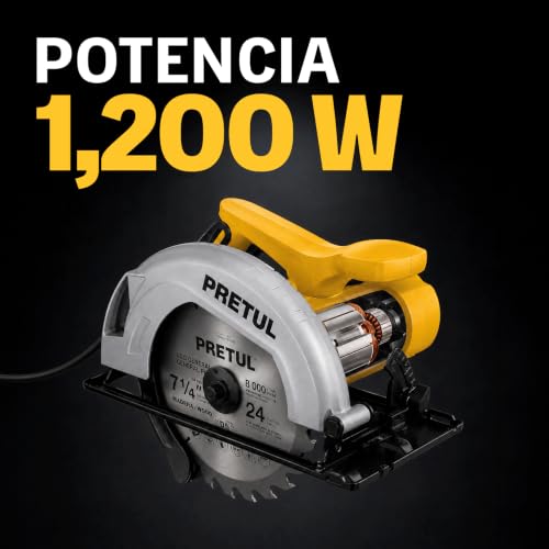 Sierra circular 7 1/4 2 sierra circular 7 1 4 marca Pretul (2)