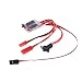 ESC Brushed Motor Speed Controller, 20A Electronic Speed Controller Brushed Motor, RC Speed Controller Brushed with Brake for Rc Car Boat Remote Control Replacement Part Accessory