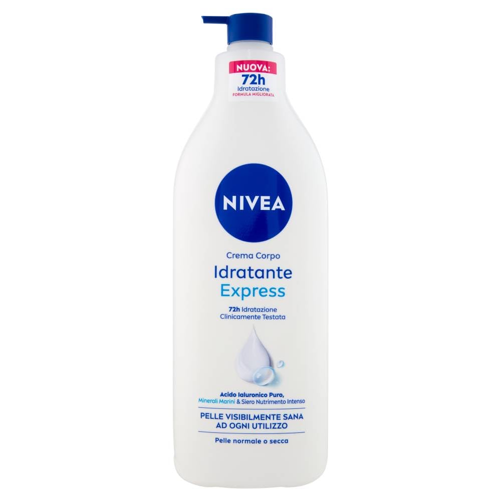NIVEA Body Fluida Feuchtigkeitspflege – 500 Ml, Leichte Körperlotion Mit Vitamin E, Zieht Schnell Ein