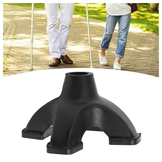 Walking Stick Crutch Tips,Quad Cane Tips 16mm Heavy Duty Large Based Quadruple Tip Rubber Foot for Walking Sticks and Canes,Walking Cane Tips Rubber Ferrules for Walking Sticks