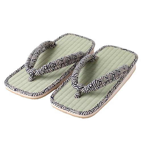 Asayu Japanese Traditional Igusa Setta Sandals, Made in Japan Tatami Zori, Moisture Absorbent, Odour Resistant 