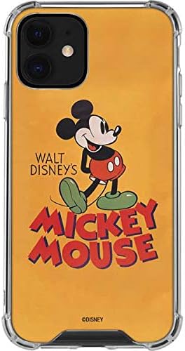 Skinit Clear Phone Case Compatible with iPhone 12 Mini - Officially Licensed Disney Mickey Mouse Walt Disney Classic Character Design