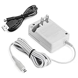 LBSC 3DS Charger - Compatible with Nintendo 3DS, 3DS/DSi/2DS XL, 2DS, DSi, New 3DS and 2DS XL - Replacement Power Cord for Nintendo Handheld Console, Universal 100V-240V AC Wall Adapter(Gray)