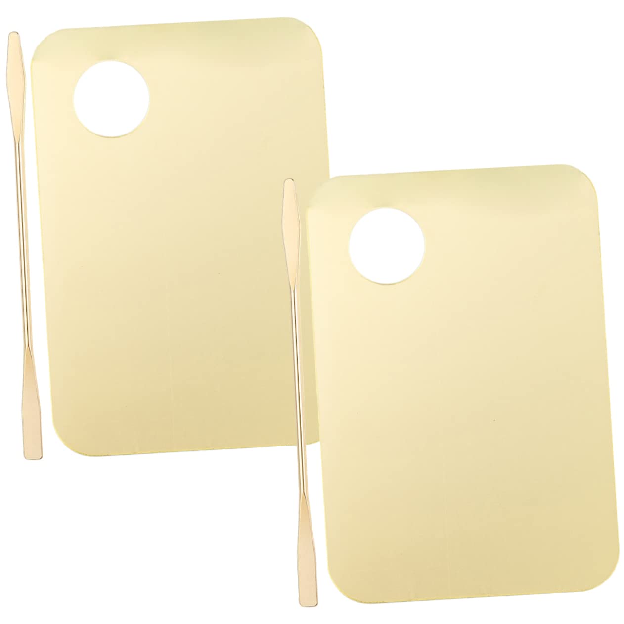 FRCOLOR 10 Set tavolozza dei colori tavolozza arrossire tavolozza per unghie palette strumenti di pittura piccolo vassoio per miscelare il trucco strumento di miscelazione dei pigmenti
