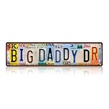 Vintage Big Daddy Dr Wall Decor Street Signs Metal Tin Signs 16 x 4 Inches