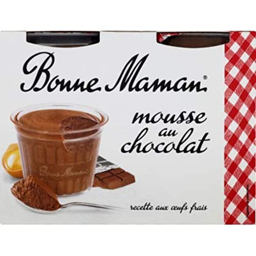 Bonne Maman Mousse au chocolat - Les 4 pots de 50g