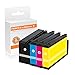 Produktbild Printer-Express XL Druckerpatronen 4er Set kompatibel mit HP 950, 951, 950XL, 951XL, CN045AE, CN045, CN 045AE, CN046AE, CN046, CN 046AE, CN047AE, CN047, CN 047AE, CN048AE, CN048, CN 048AE für OfficeJet Pro 8100 8600 ePrinter Plus All in One Premium