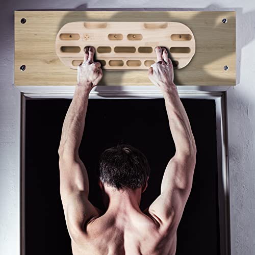 POWER GUIDANCE Trainingsboard Kletterboard Fingerboard Griffboard für Einsteiger ins Klettertraining griffbrett Klettern Geeignet für Boulder Trainingsgeräte