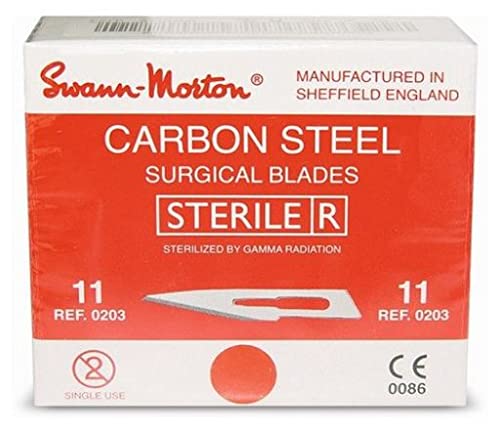 Hojas de Bisturí Swann Morton 100 Unidades