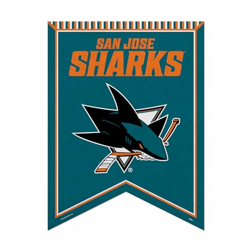 Fanion San Jose Sharks NHL Rico Industries cadeau idéal anniversaire