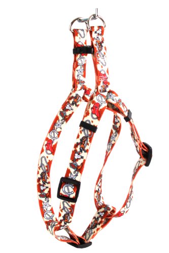 Image of Yellow Dog Design Standard Step-In Harness, Retro Cowboy, Large 25 inch - 40 inch