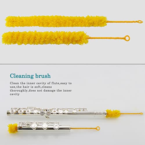 image for ROCHIX 1890 Musical Instrument Key Oil & 2Pcs Flutes Cleaning Brush