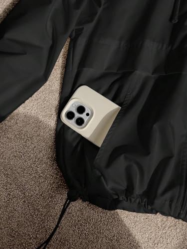 Chic & Cozy: The Ultimate Black Casual Hooded Jacket for Effortless Style in Every Season - Image 4