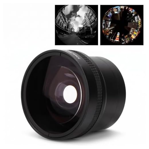 52mm Fisheye Lens with Macro Features