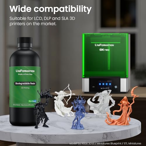 Resina UV biodegradable 3D 405nm para impresoras LCD 1000g - Fernando Cortés