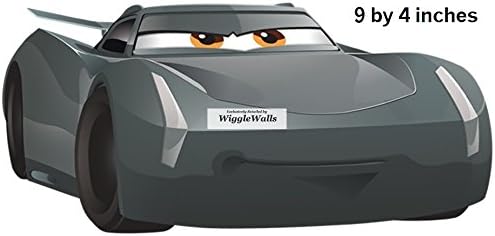 Miniatura 2 de Calcomanía de pared de Jackson Storm de 9 pulgadas, diseño de Cars de Disney Pixar 3 películas, removible, autoadhesivo, vinilo, decorativo, sala de