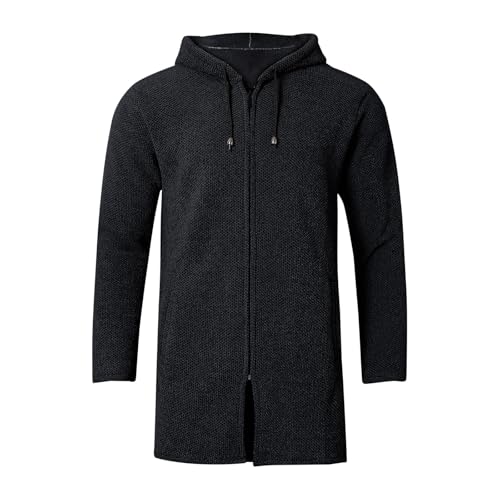 Sweat capuche chaud homme zippé contre le froid de l'hiver
