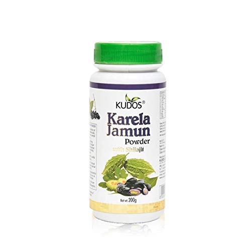 Kudos Ayurveda Karela Jamun Powder Ayurvedic Diabetes Care Powder
