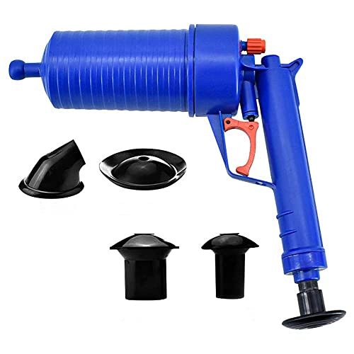 Desatascador de alta presión Hrpa, pistola de aire para desatascar inodoros, bañeras, fregaderos y tuberías, limpiador de succión con bomba de presión miniatura 1