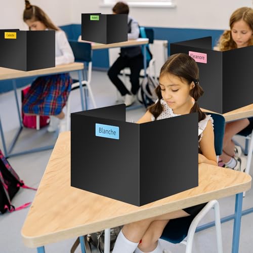 image for Bcabo 2 Pack Desk Dividers for Students - Durable & Waterproof Plastic