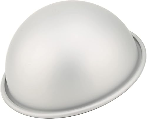 Miniatura 7 de Molde de pastelería de aluminio de 7 pulgadas con forma de esfera de fútbol para hornear molde de pastelería