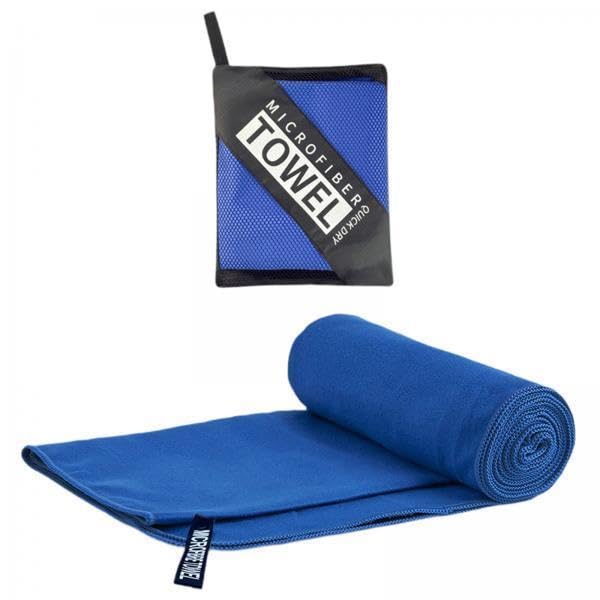 2xQuick Drying Towel Fast Drying Travel Towel for Outdoor Workout Royal Blue-Sporting Goods-Fitness Running & Yoga-Fitness Equipment & Gear-Gym Towels-1 Towel1 Square Mesh Bag(2 Pack)-image-4