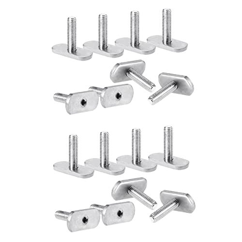 Fente boulon de kayak M6 et écrous de remplacement pour rail de fixation en acier