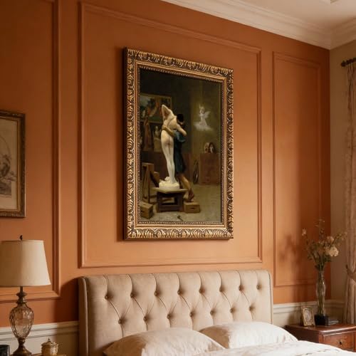 Pygmalion et Galatée Jean Leon Gerome impression sur toile décoration murale 61x91