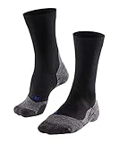 FALKE Herren TK2 Explore Cool Wandersocken Funktionsgarn Schwarz Blau weitere Farben Dünne verstärkte Trekkingsocken Thermosocken ohne Muster mittelstarker Polsterung vegan lang kühlend 1 Paar